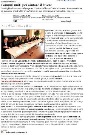 Varesenews del 25 marzo 2011