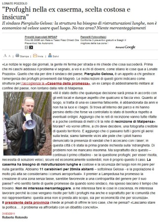 Varesenews del 31 marzo 2011