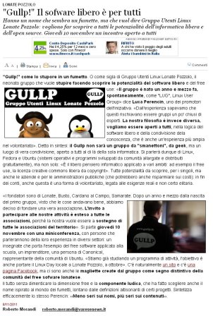 Varesenews del 8 novembre 2011