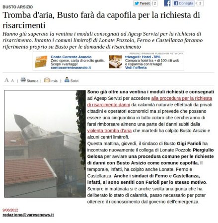 Varesenews del 9 agosto 2012