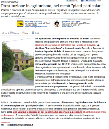 Varesenews del 29 maggio 2013