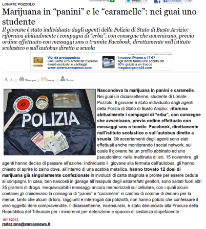 Varesenews del 16 novembre 2013