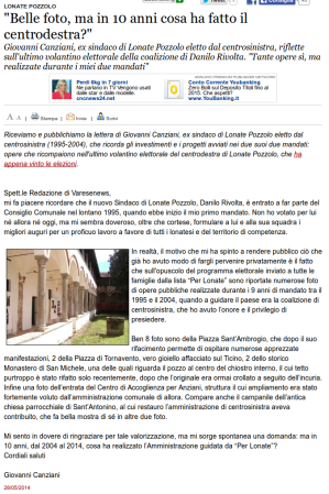 Varesenews del 28 maggio 2014