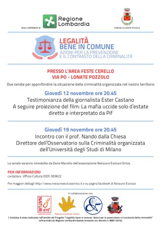 Programma legalità - novembre 2015